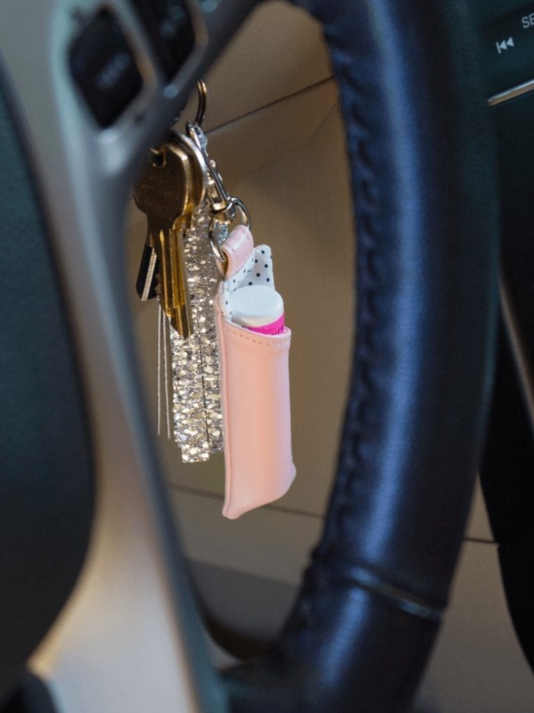 chapstick keychain