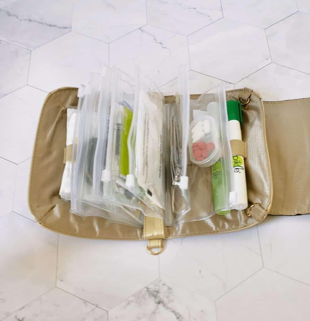 in a pickle organizer bag