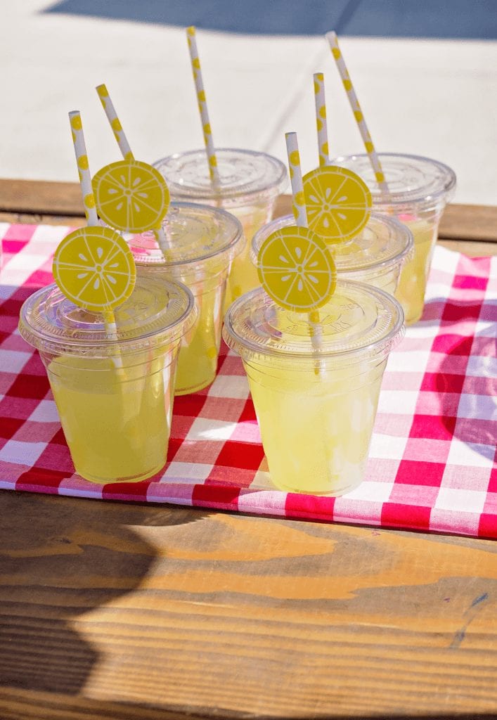 kids lemonade stand cups