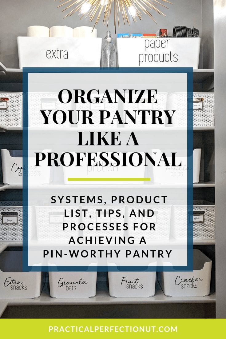 An Easy Step By Step Pantry Organization Guide Practical Perfection   Organized Pantry Ideas 