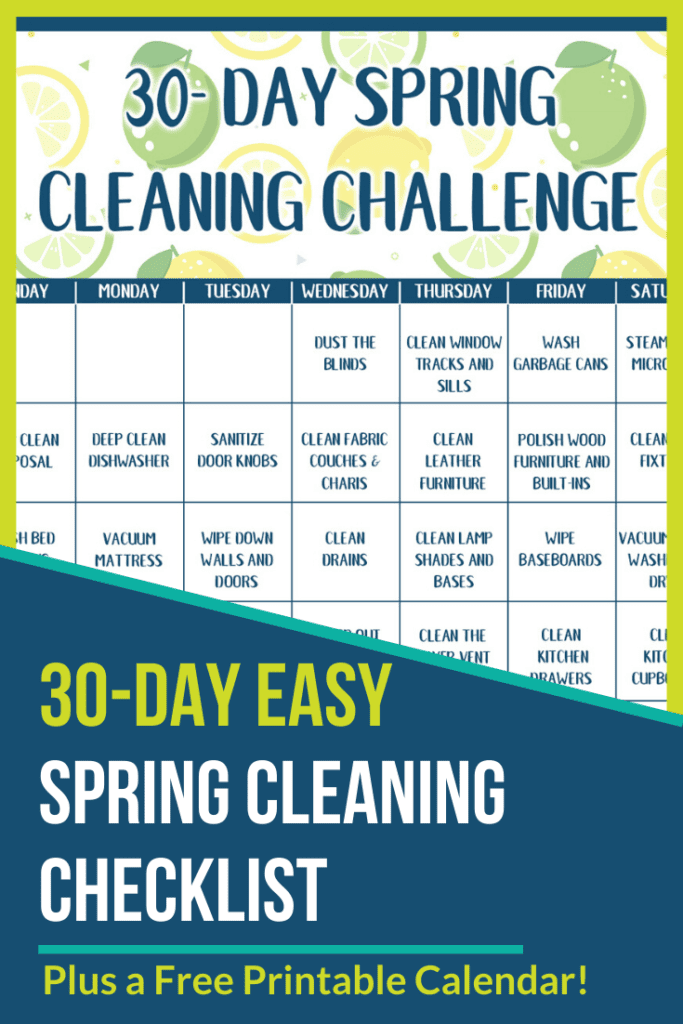 30-Day House Spring Cleaning Challenge [Are You Ready For This?]