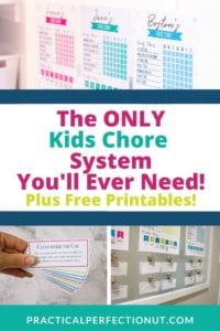 The Best Kids Chore Chart Cards + A Free Printable - Practical Perfection