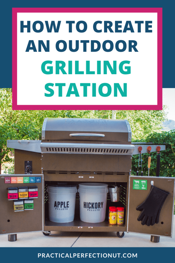 outdoor grilling station