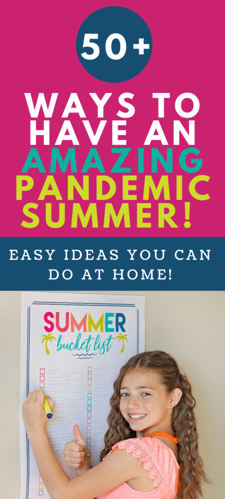 pandemic summer bucket list