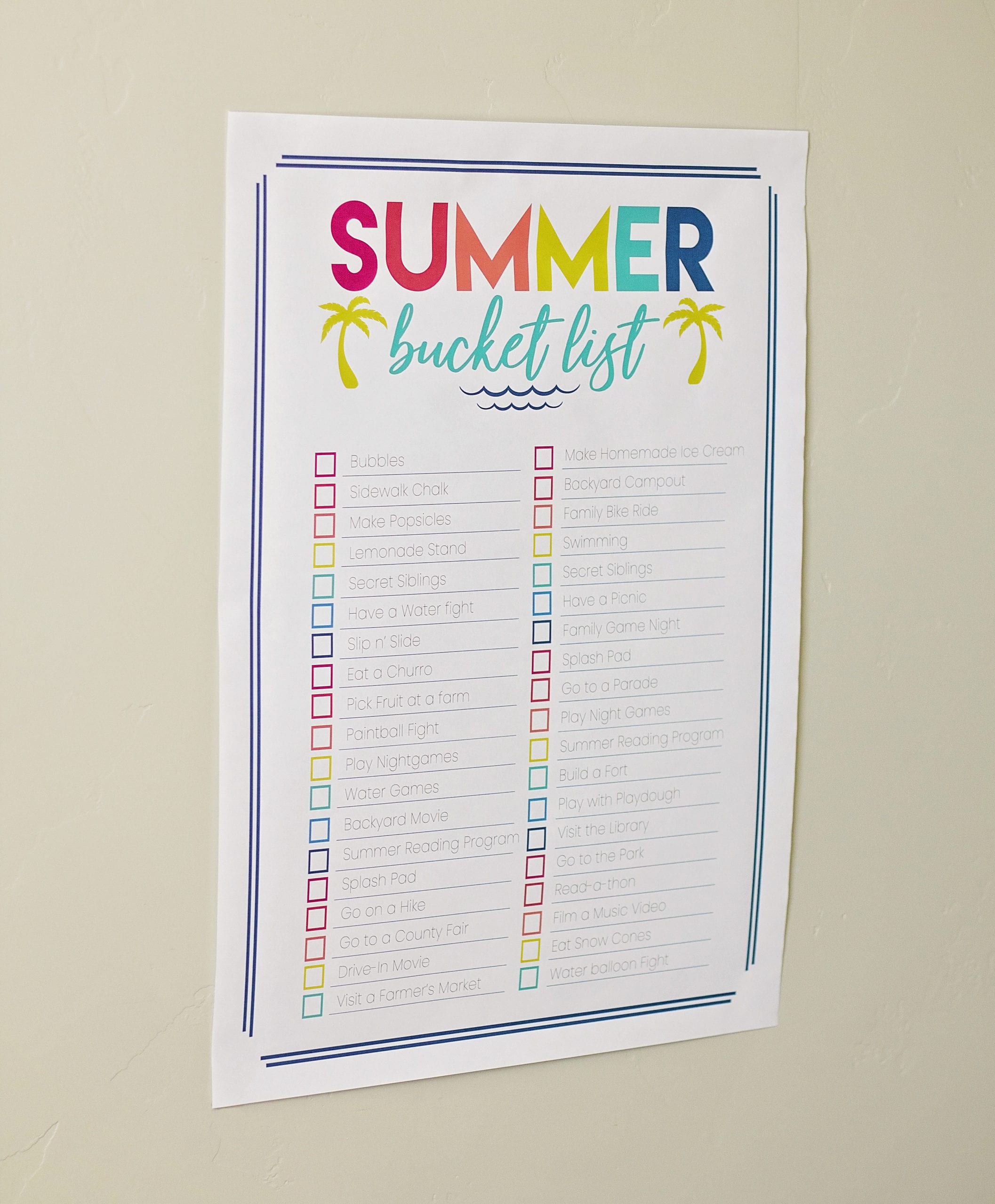 How to Have the Best Summer Ever + a Free Printable Summer Bucket List ...