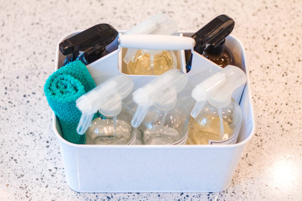 Simple Tips For Creating A Cleaning Caddy - Frugally Blonde