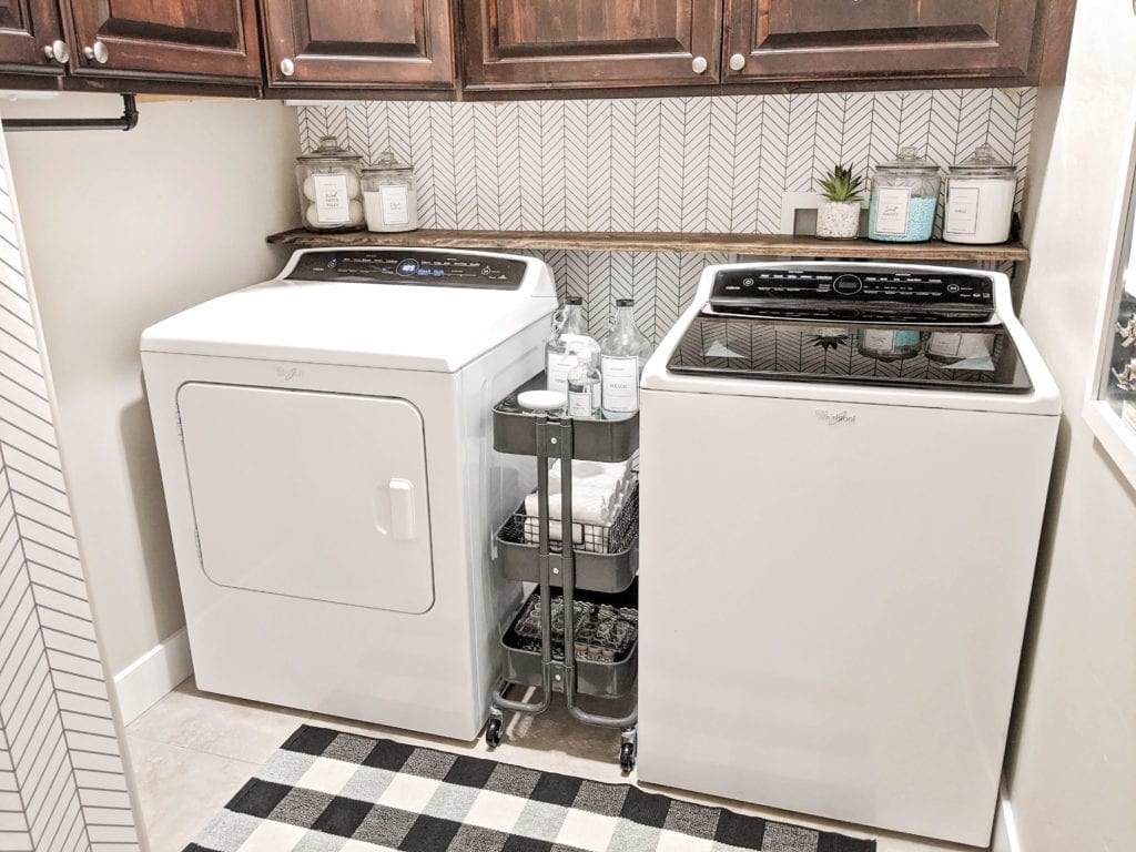 How to Organize Your Laundry Room Cabinets from 30daysblog