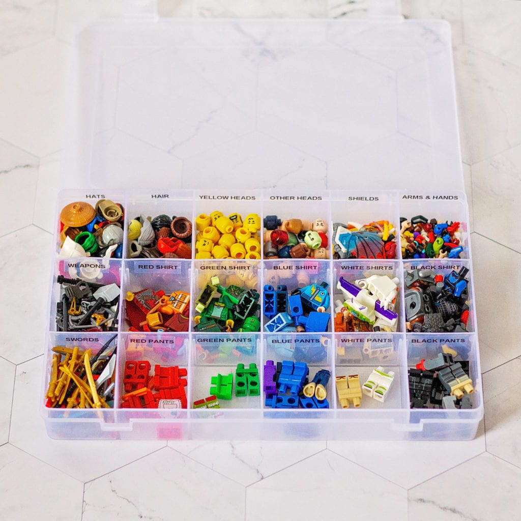 lego organizer ideas for minifigures