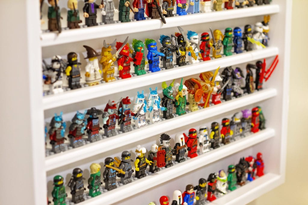 lego minifigure toy organizer idea
