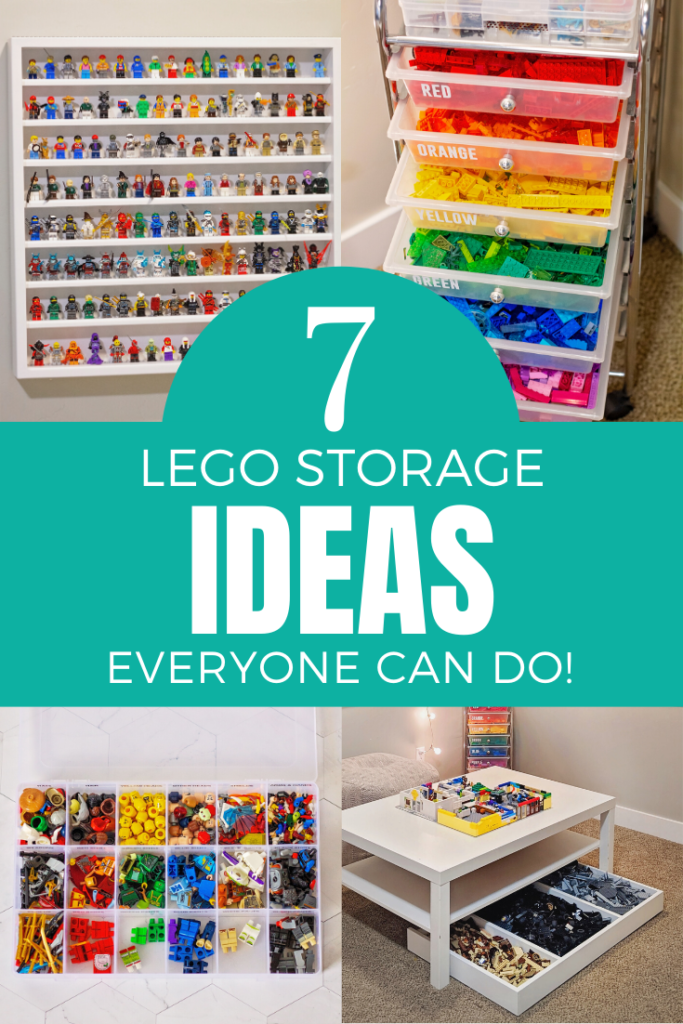 Color coded lego storage new arrivals