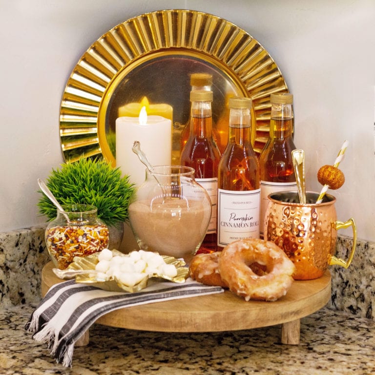 How To Style a Fall Beverage Bar Everyone Will Love