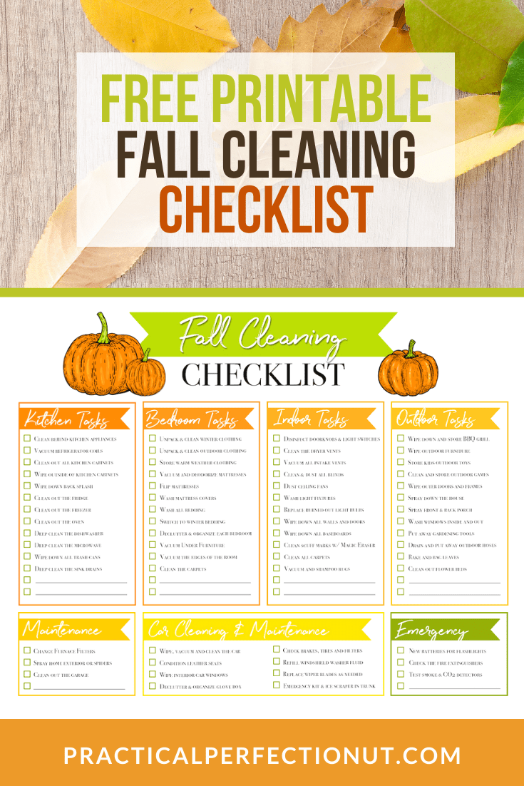 The Ultimate fall Cleaning Checklist to Get Your Ready For Winter