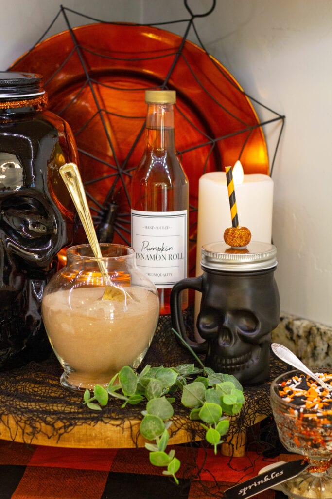 How to Style a Creative Drink Station for Halloween // Hostess with the  Mostess®