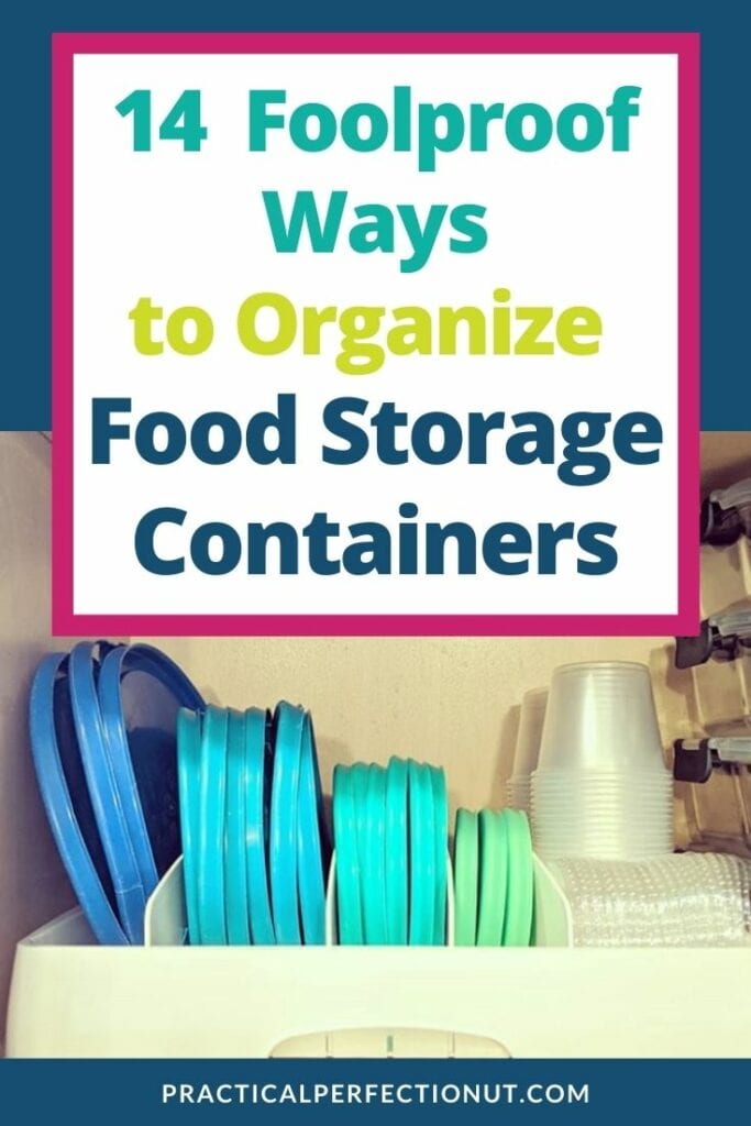 Easy Way to Organize Tupperware in Cabinets  Stockage tupperware, Organiser  tupperware, Astuce rangement