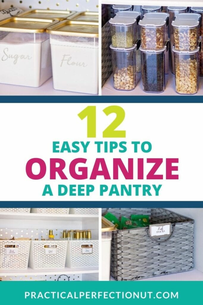 How To Organize A Deep Pantry in 5 Easy Steps - Rooms Need Love