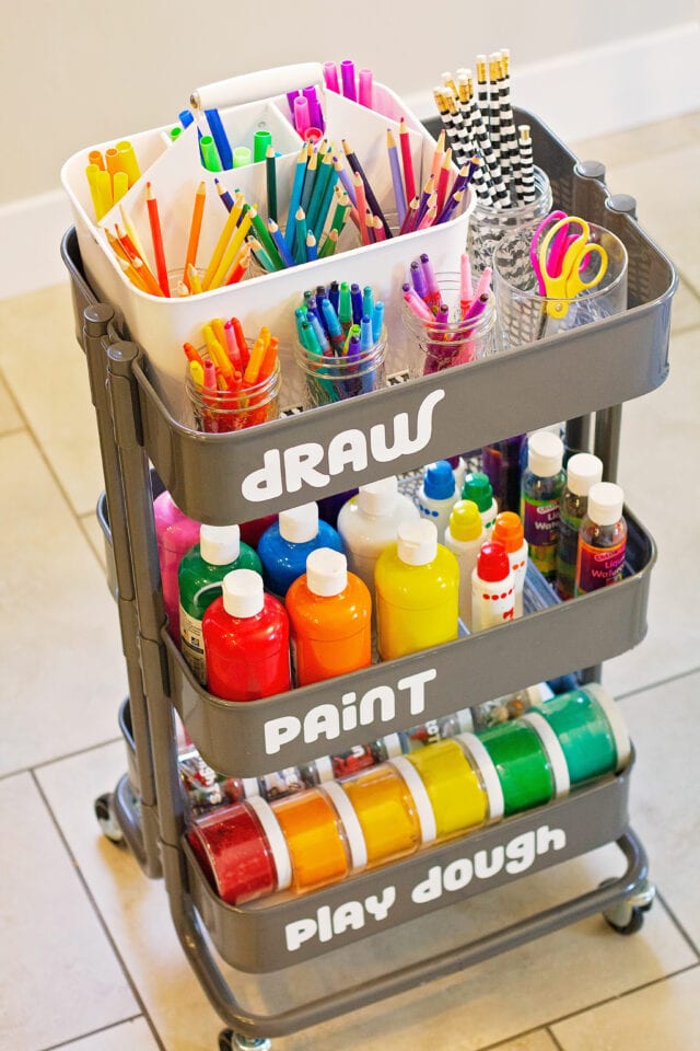 And Easy Step by Step Guide for creating a Kids Art Closet - Practical ...