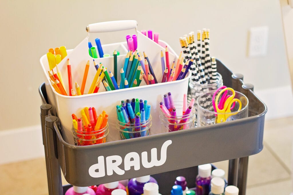 Organized Creativity: The Magic of Using Divided Trays for Kids' Art  Supplies — the Workspace for Children