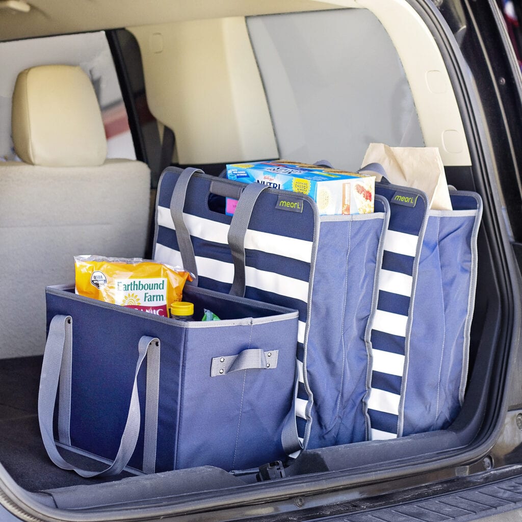 bags in the trunk for road trip