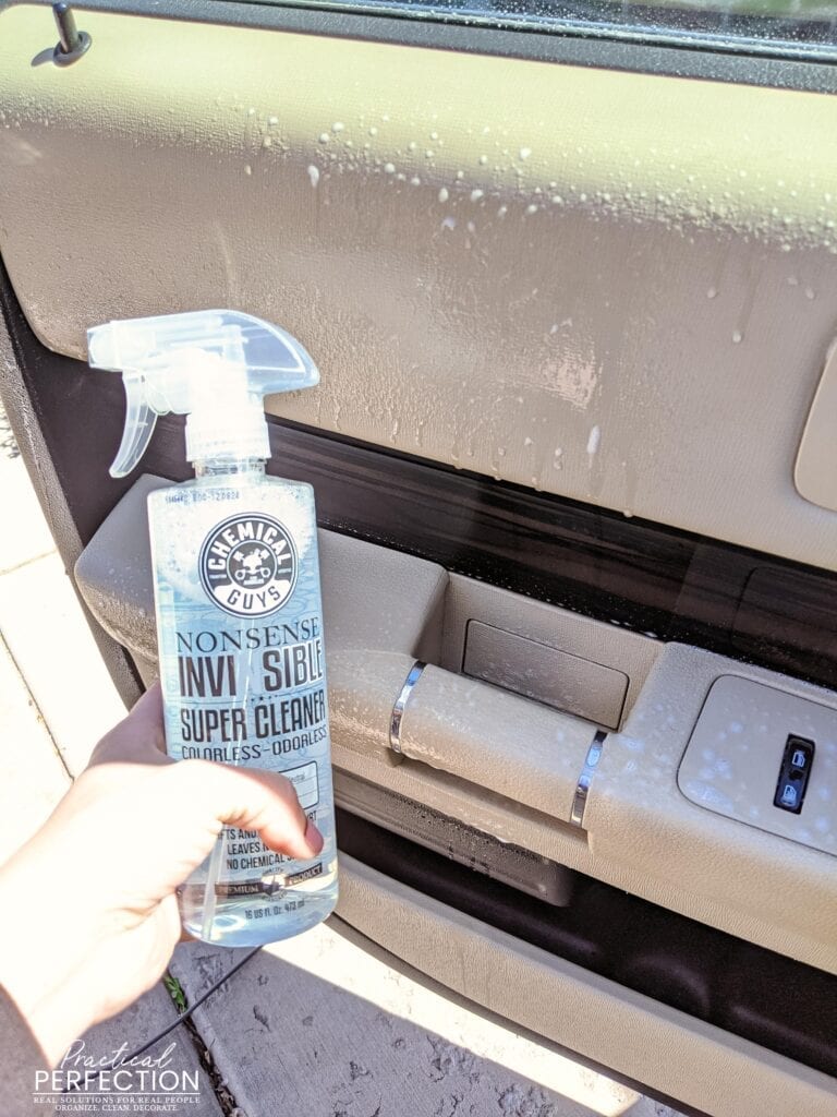 DEEP CLEAN INTERIOR SURFACES WITH NONSENSE SUPER CLEANER