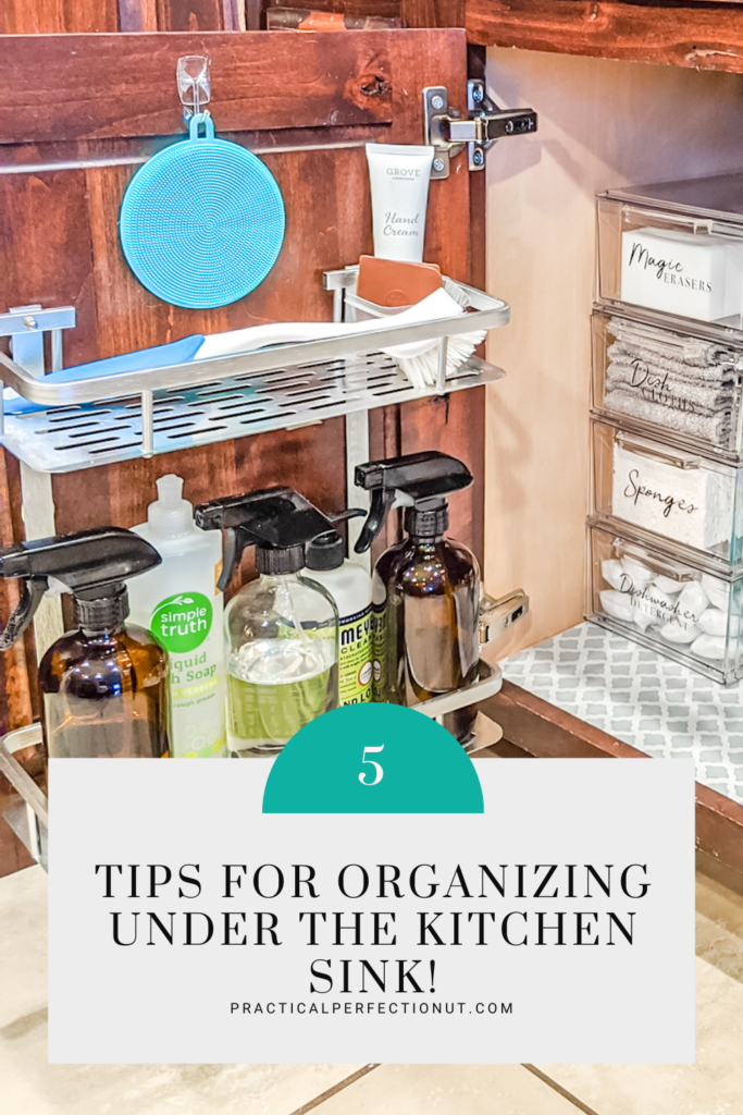 5 Easy Steps to Organize Under Your Kitchen Sink Once and For All