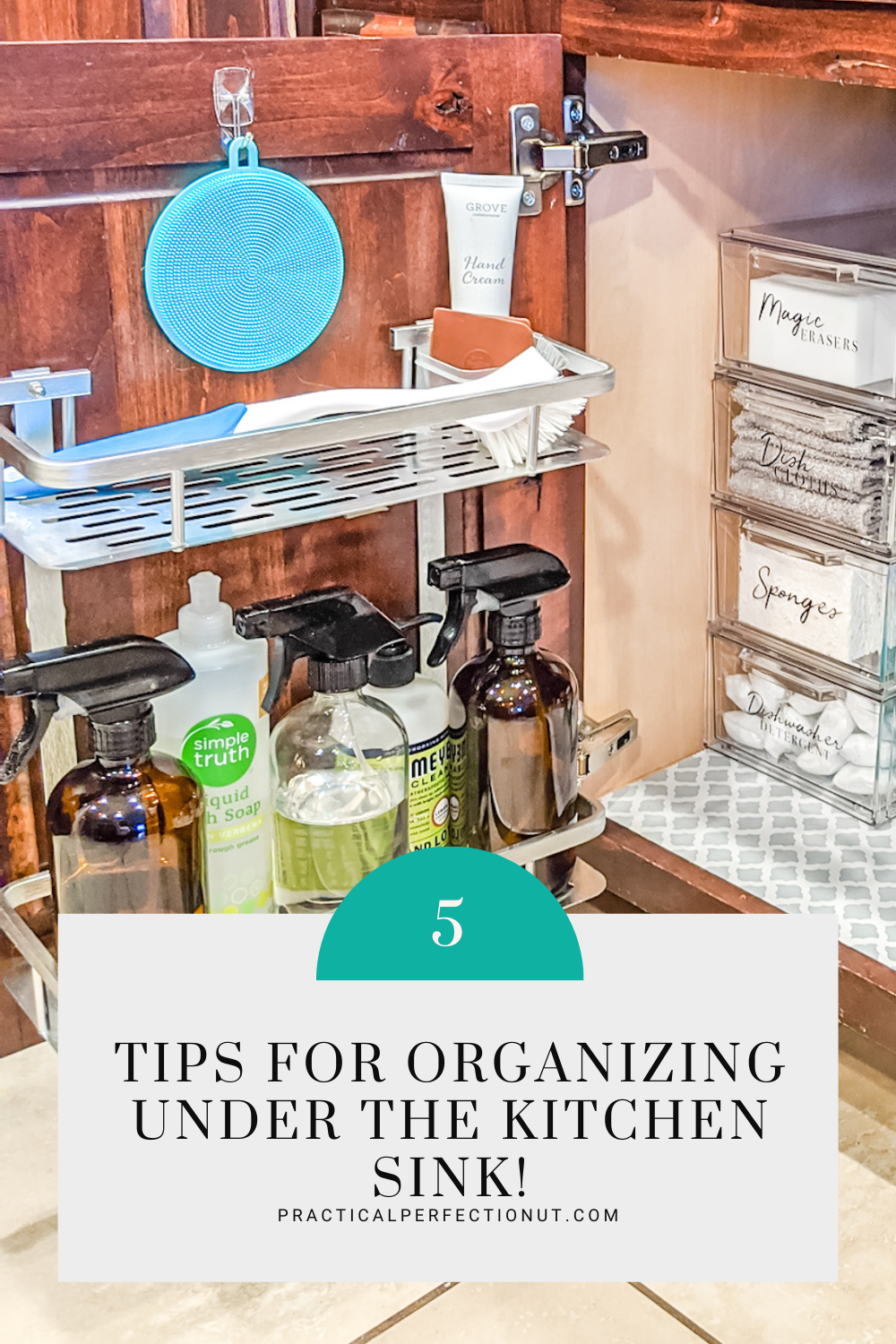 5 Easy Steps to Organize Under Your Kitchen Sink Once and For All ...