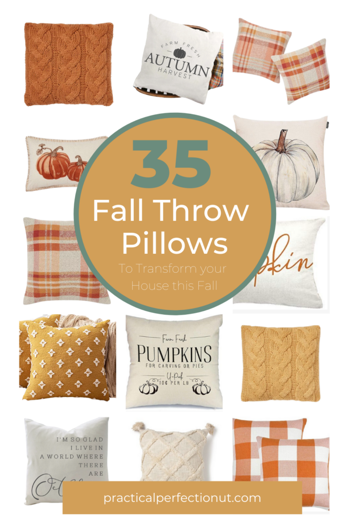 35 Fall throw pillows to transform your home This Fall Practical