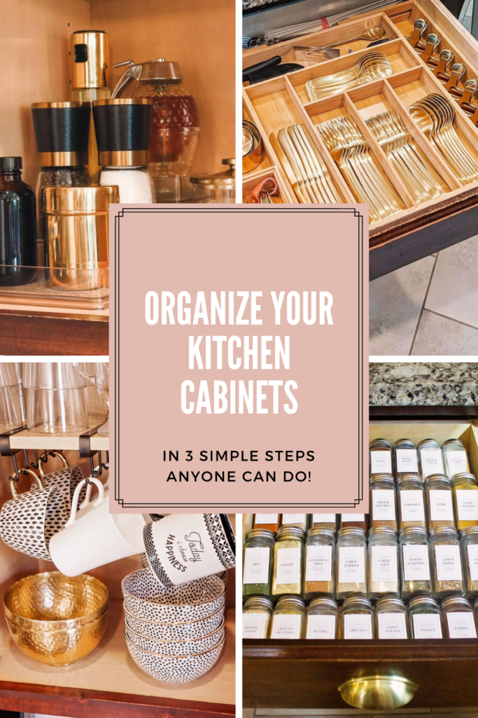 How To Organize Kitchen Cabinets - Your Complete Guide! - Run To Radiance