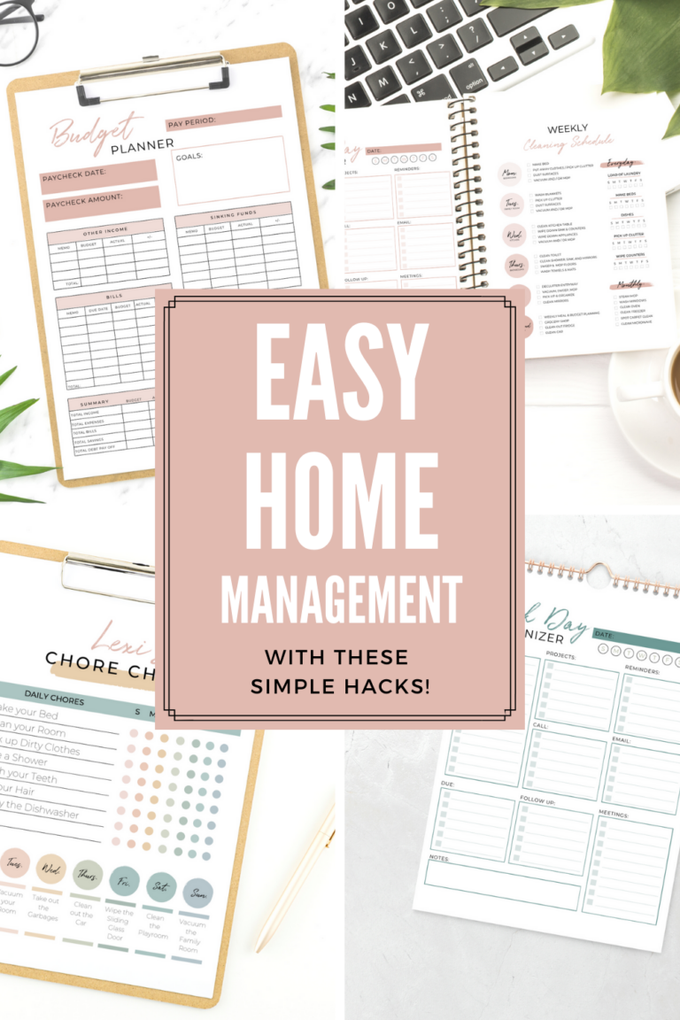 Home Management: Simple Tips for Running a House Effectively and Efficiently