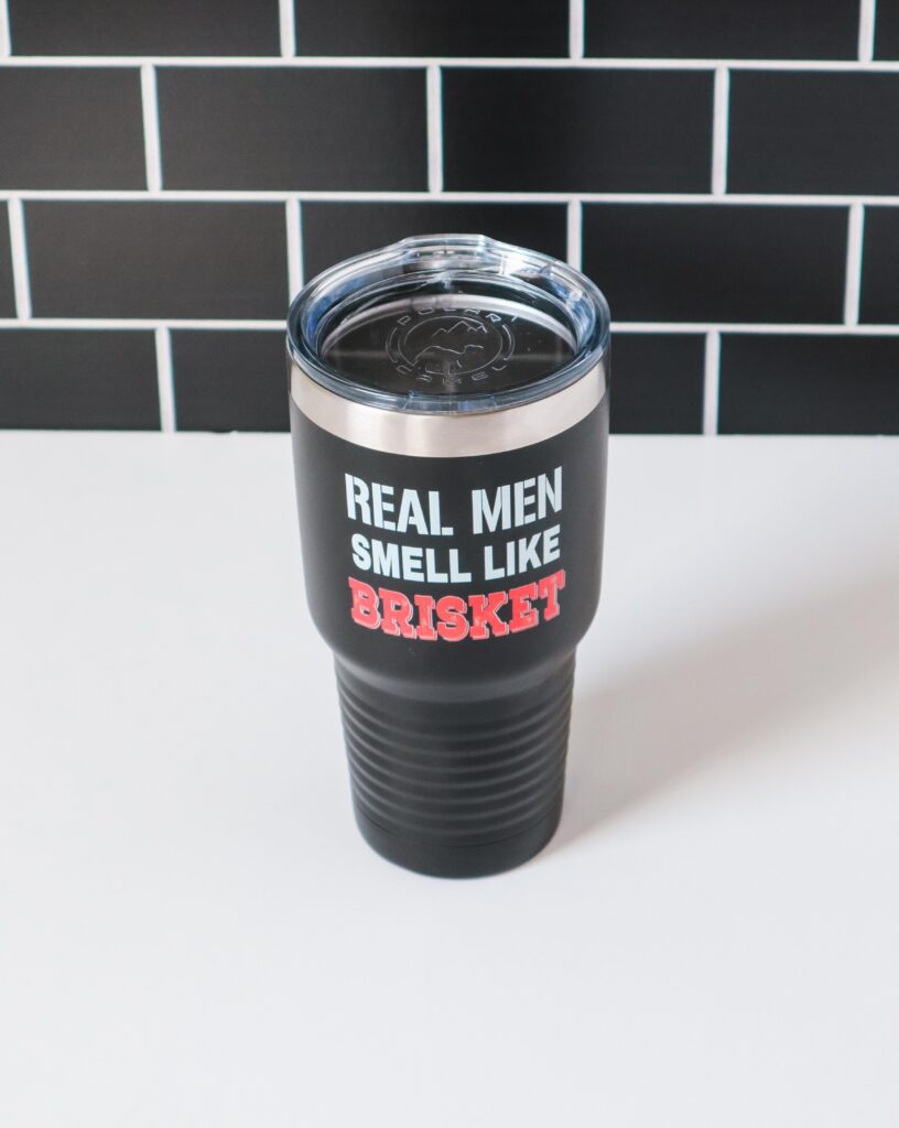 Real Men Smell Like BBQ Tumbler