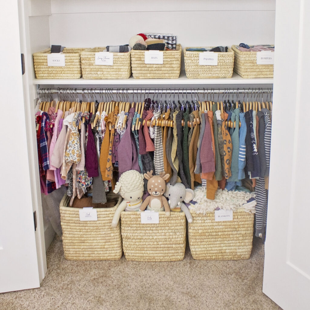 How to Organize a Baby's Closet & Other Nursery Organization Hacks