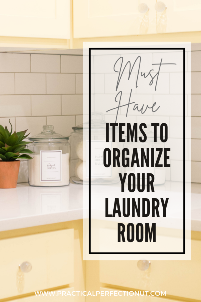 How to Organize Your Laundry Room Cabinets from 30daysblog