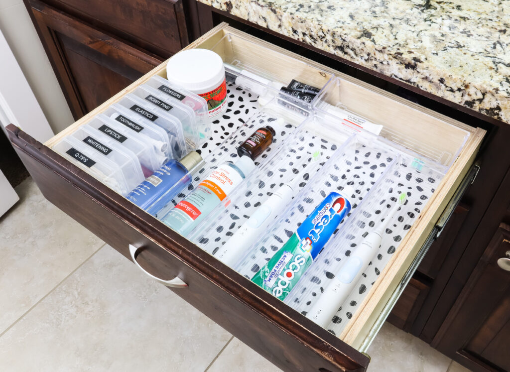 Bathroom Drawer Organization Tips - Small Stuff Counts