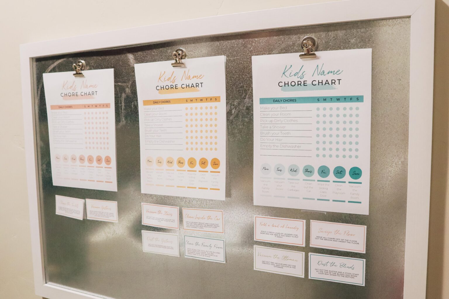 The Best Kids Chore Chart Cards + A Free Printable – Practical Perfection