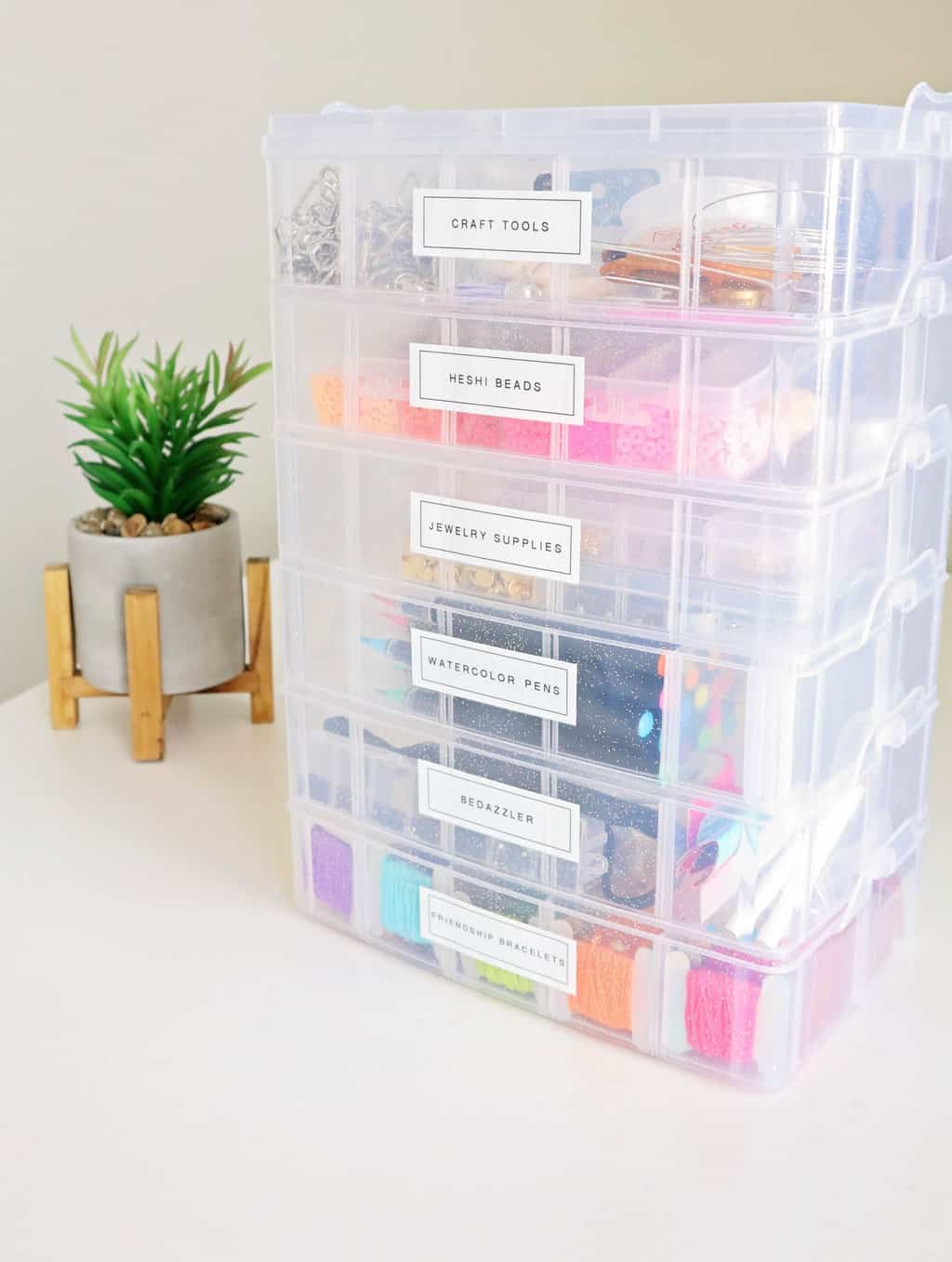 How to Organize Kids' Art Supplies » Lovely Indeed