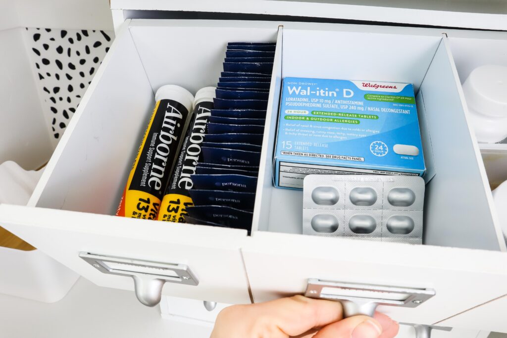 Organize Your Medicine Cabinet Like a Boss •