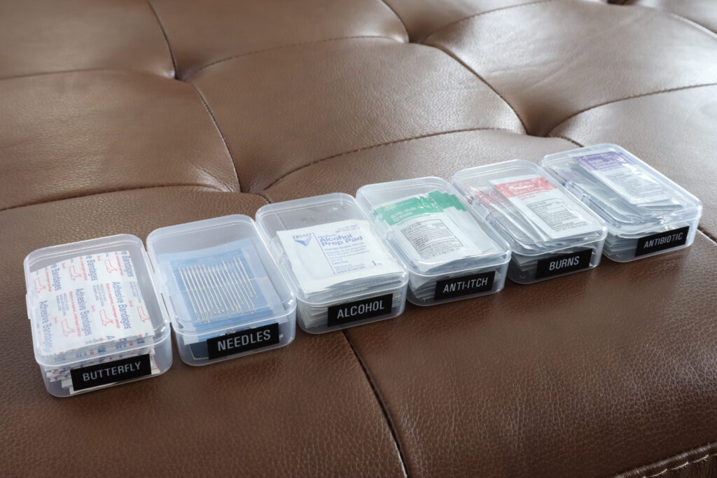 first aid organizer