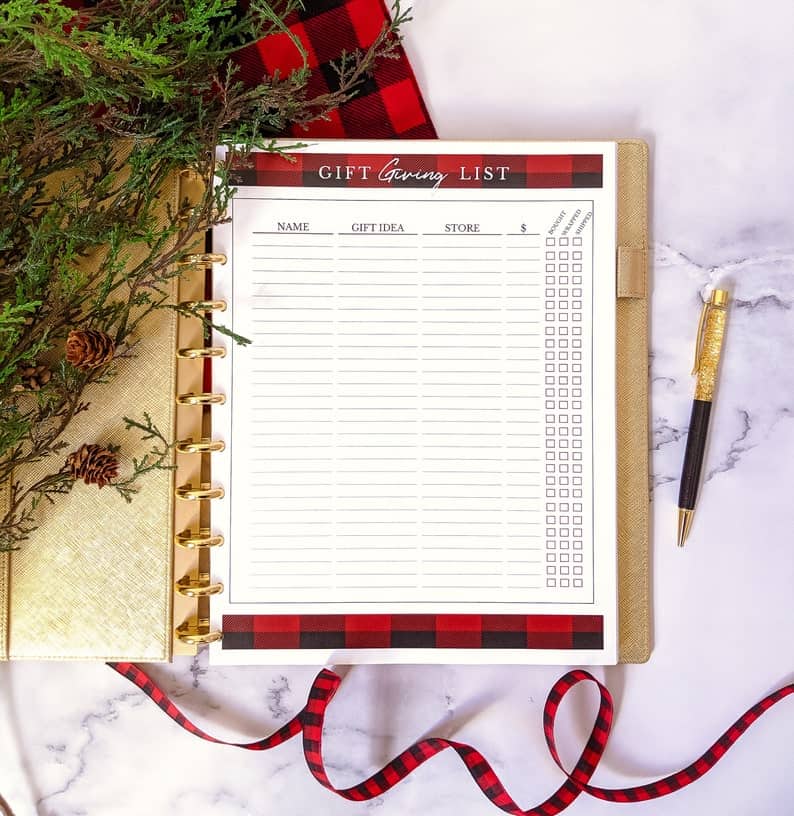 20 Page Christmas Planner  Holiday Organization  Instant image 5