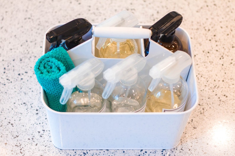 SET of 28 Cleaning Bottle Labels  INSTANT DOWNLOAD  Labeling image 4