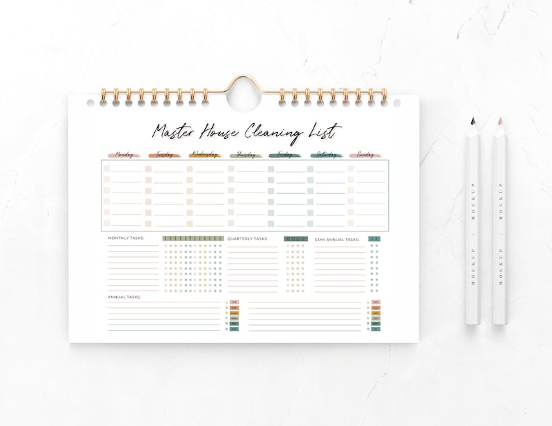 Monthly Cleaning Printable  Cleaning Planner  Cleaning image 4