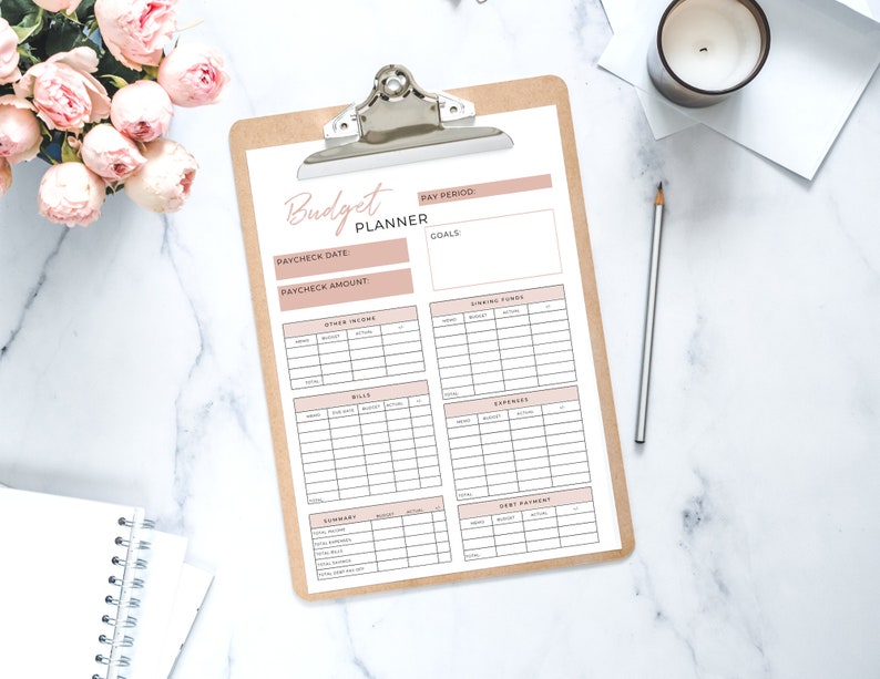 Budget Planner Printable  Finance Planner Printable  Monthly image 4