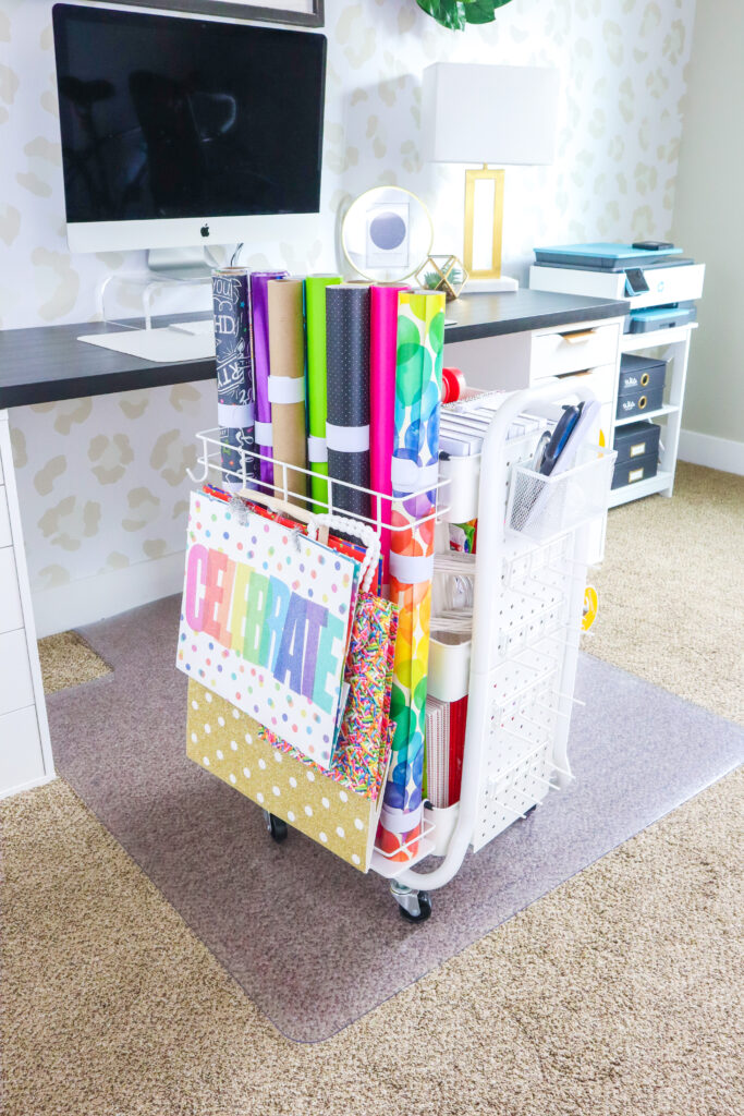 Get Your Wrapping Paper Out of the Way With These Easy Storage