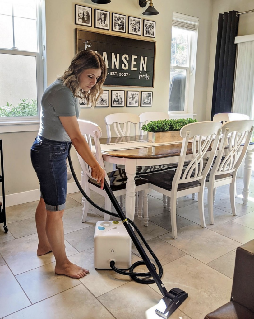 steam clean floors in a new home