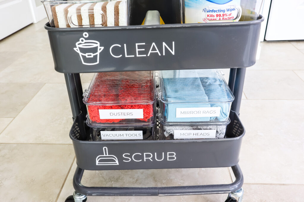 DIY Cleaning Cart - StyleMag - Style Degree