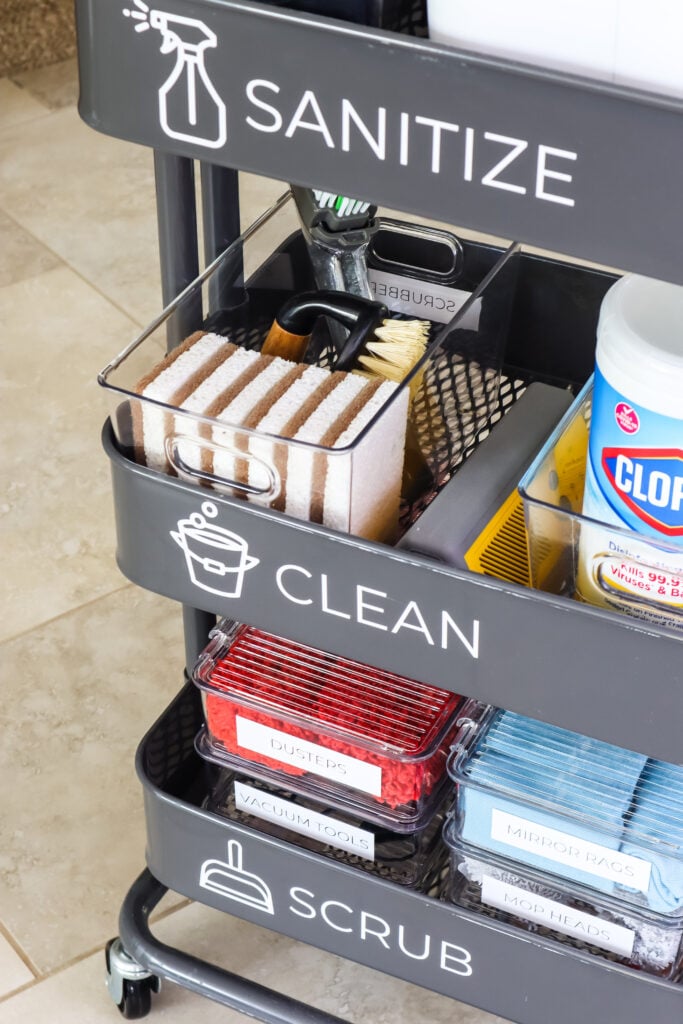 Cleaning cart hack - StyleMag - Style Degree