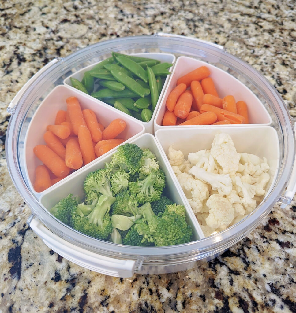 Refrigerator Snack Drawer Prep