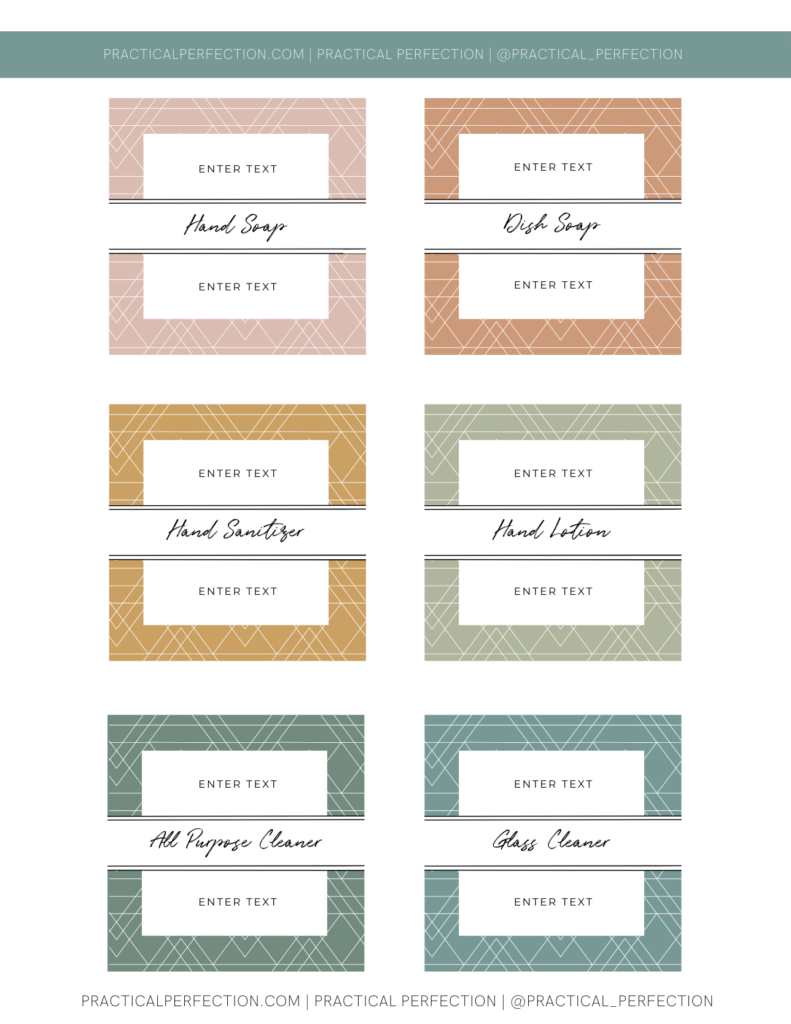 How to Design and Print Your Own Home Organization Labels on Canva ...