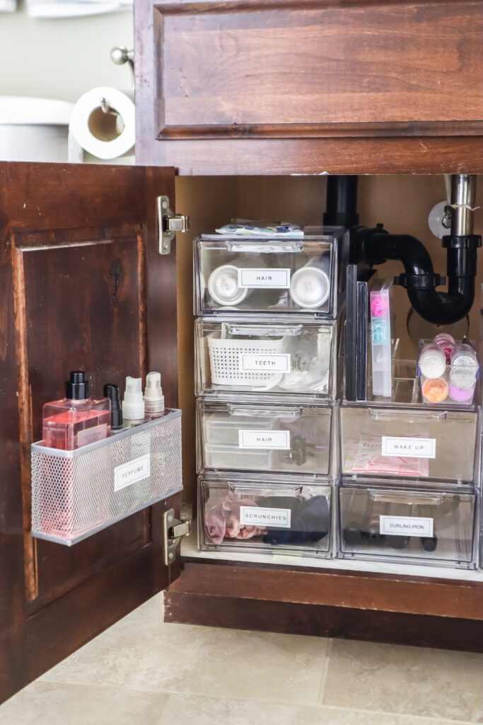 How to Organize Under Your Bathroom Sink