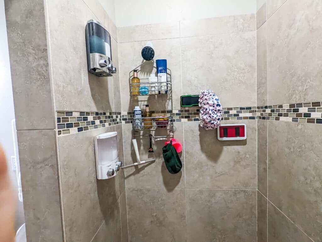 Loading  Bathroom shower organization, Shower organization, Amazing  bathrooms