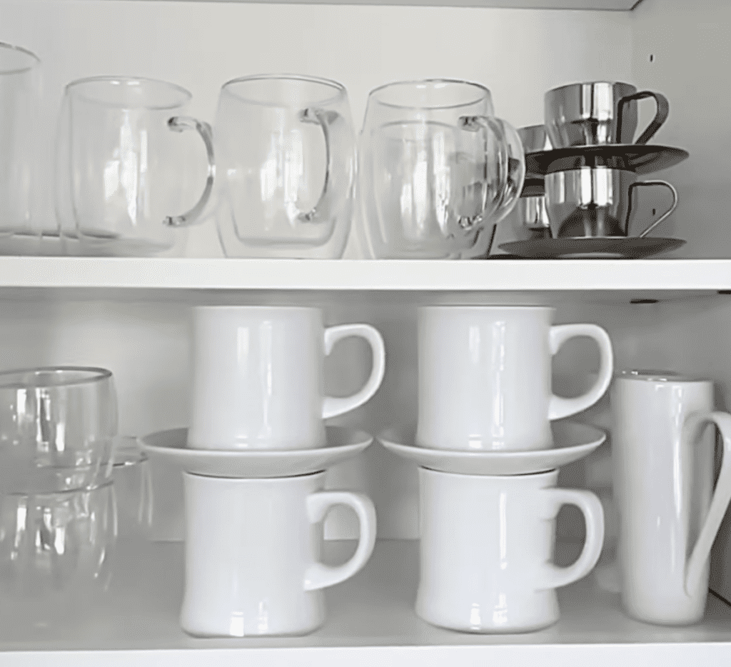 5 Smart Ways To Organise The Mugs & Cups In Kitchen by Archana's