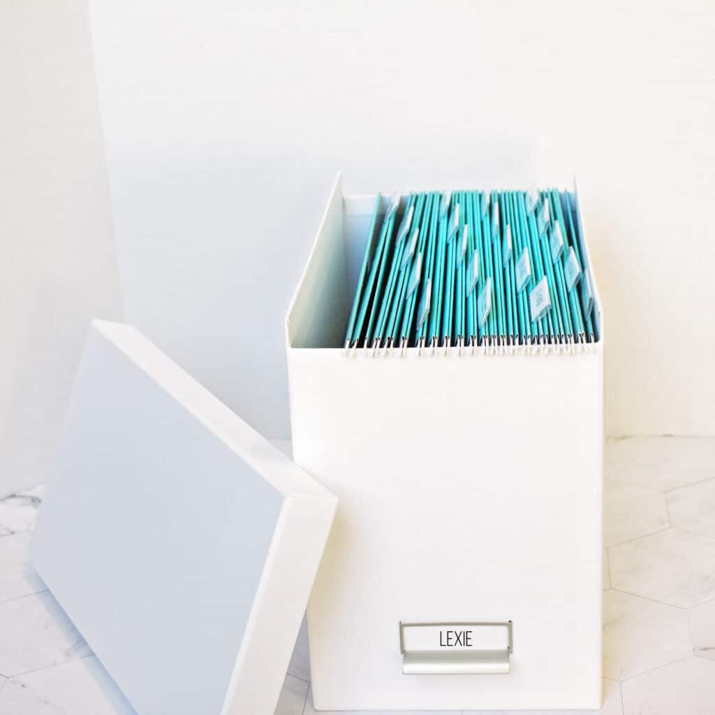 How to Create a School Memory Box {Easily Organize Papers and